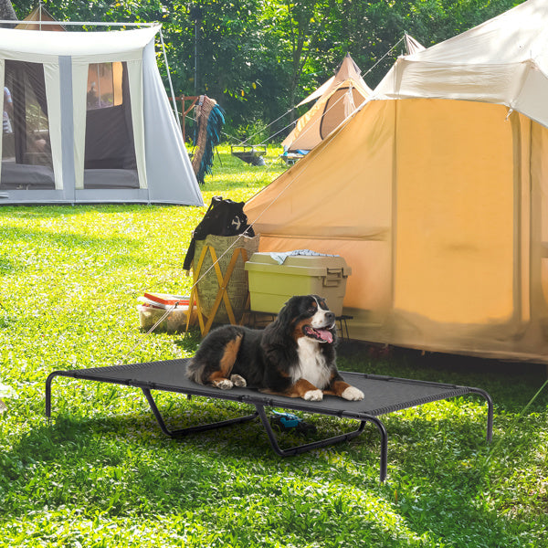 Elevated Cooling Pet Bed – Breathable & Heavy Duty
