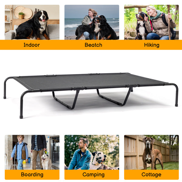 Elevated Cooling Pet Bed – Breathable & Heavy Duty