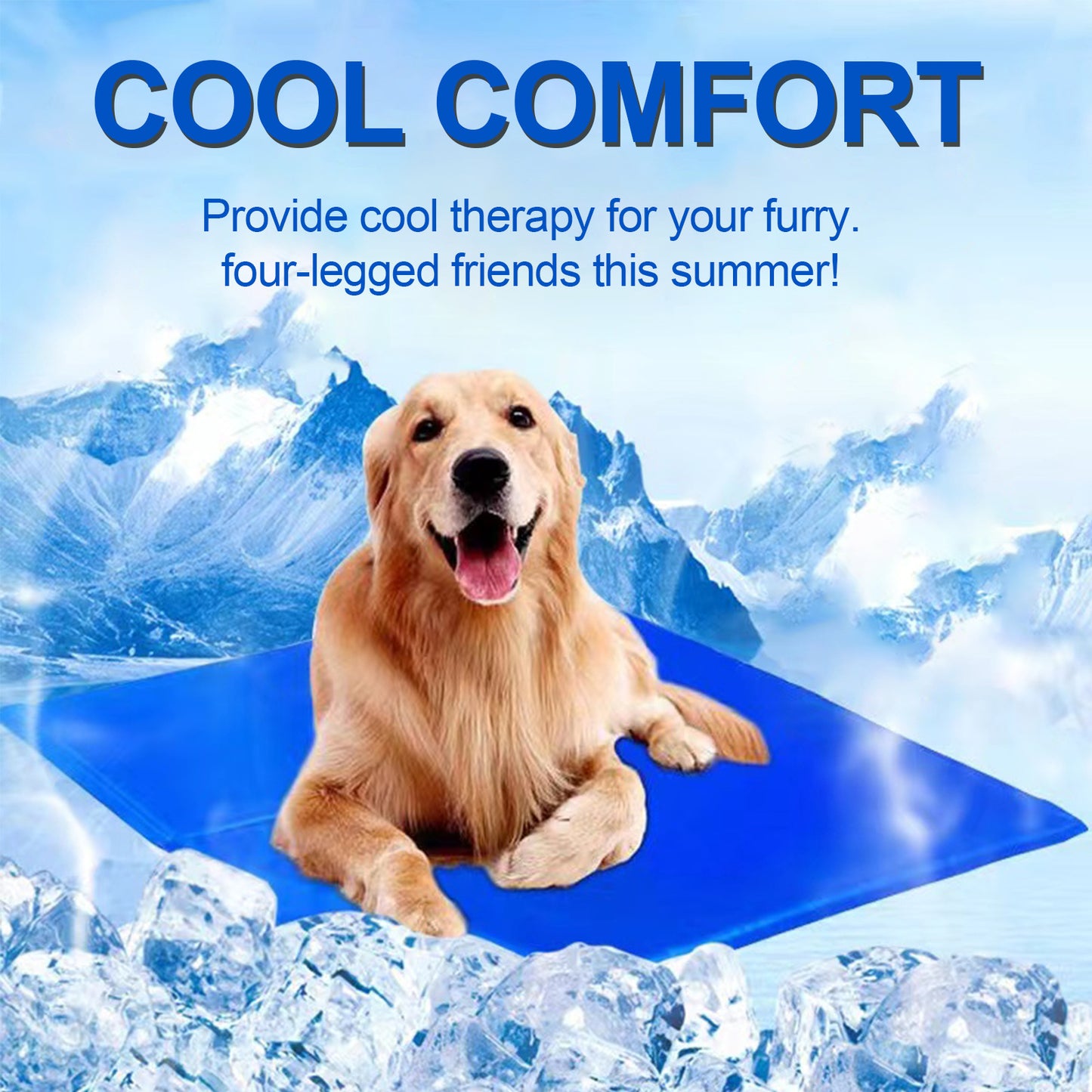 Self-Cooling Pet Mat for Temperature Regulation