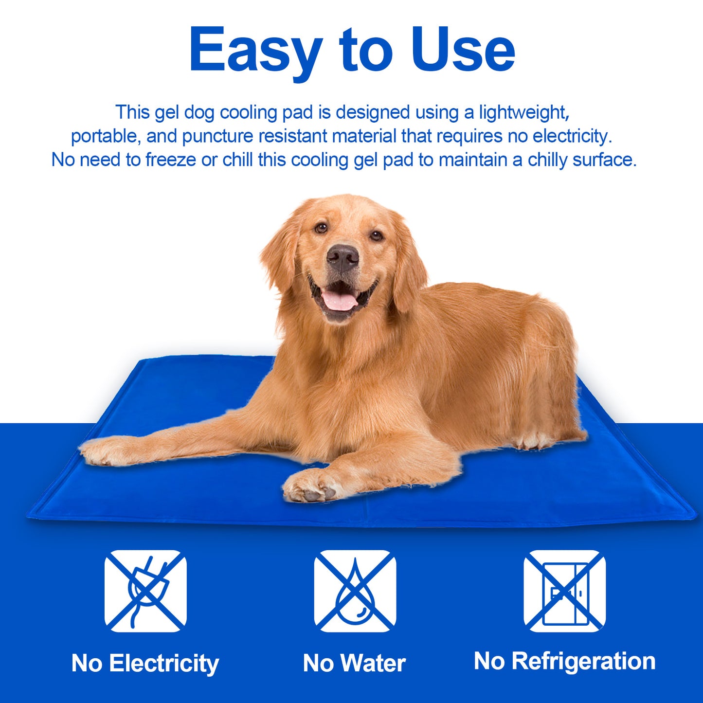 Self-Cooling Pet Mat for Temperature Regulation