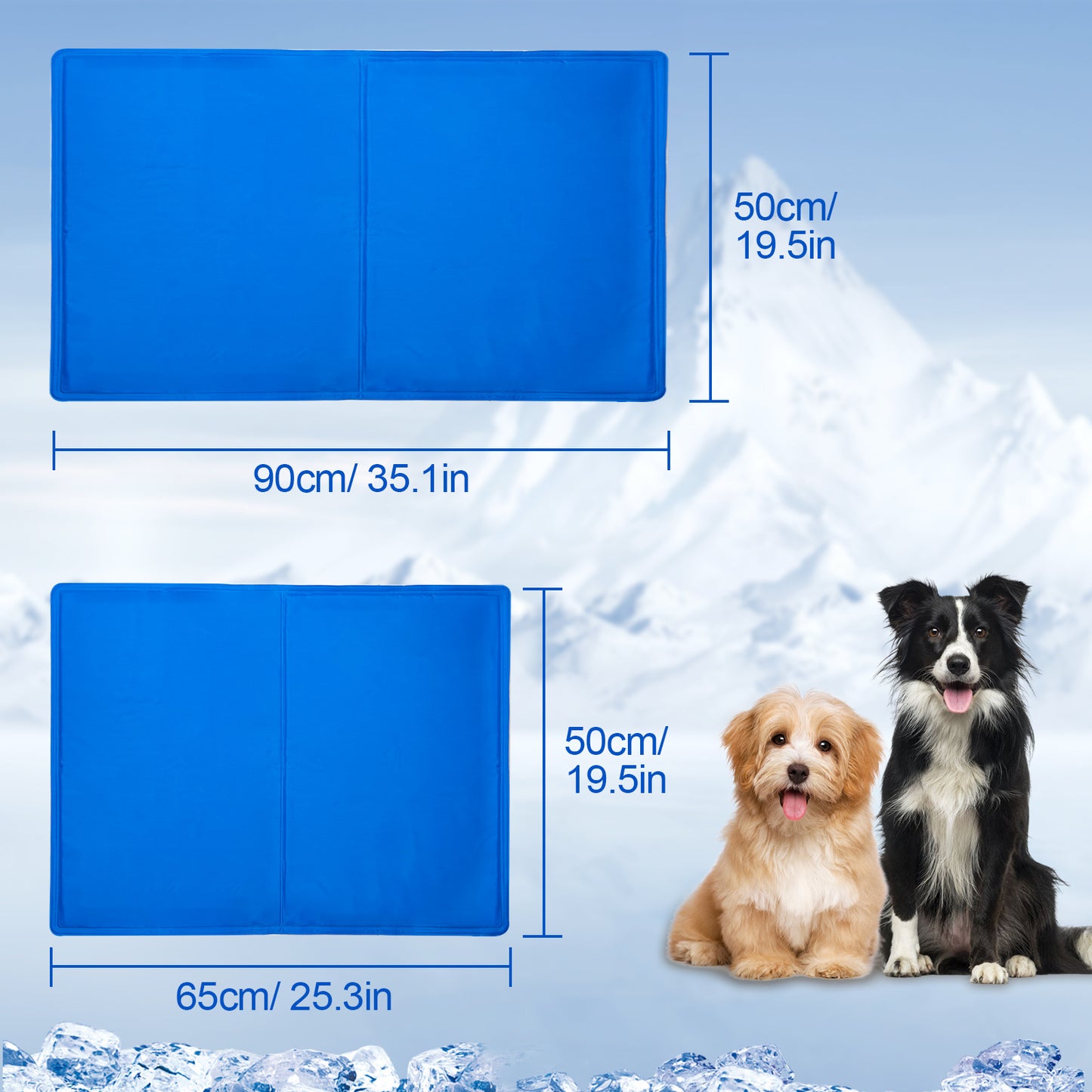 Self-Cooling Pet Mat for Temperature Regulation