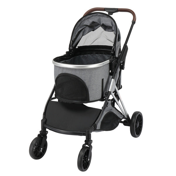 All-Terrain Foldable Pet Stroller - Heavy Duty Dog Stroller for Large Dogs & Cats