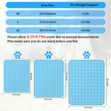 Load image into Gallery viewer, Pet Cooling Mat Pad Cushion
