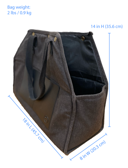 'The Daily' Packable Pet Carrier-M-Black