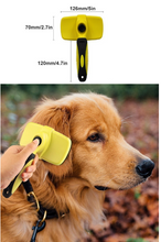 Load image into Gallery viewer, Self Cleaning Slicker Dog Brush
