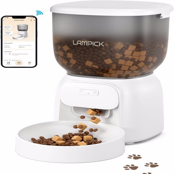 Automatic Cat Feeder - WiFi Cat Food Dispenser With App
