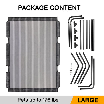 Elevated Cooling Pet Bed – Breathable & Heavy Duty