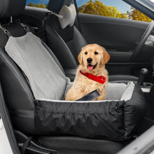 Load image into Gallery viewer, Dog Car Seat – Booster Bed with Safety Leash &amp; Storage Pockets
