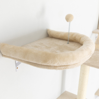 Wall-Mounted Cat Playground