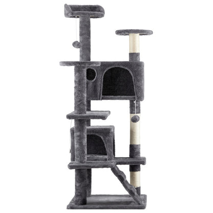 Multi-Level Cat Tower with Condo - Large Cat Tree Climbing Frame for Indoor Cats