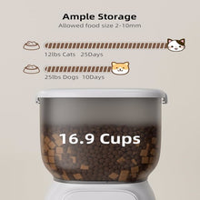 Load image into Gallery viewer, Automatic Cat Feeder - WiFi Cat Food Dispenser With App
