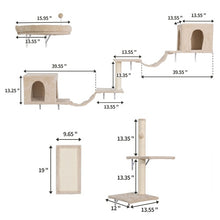 Load image into Gallery viewer, Wall-Mounted Cat Playground
