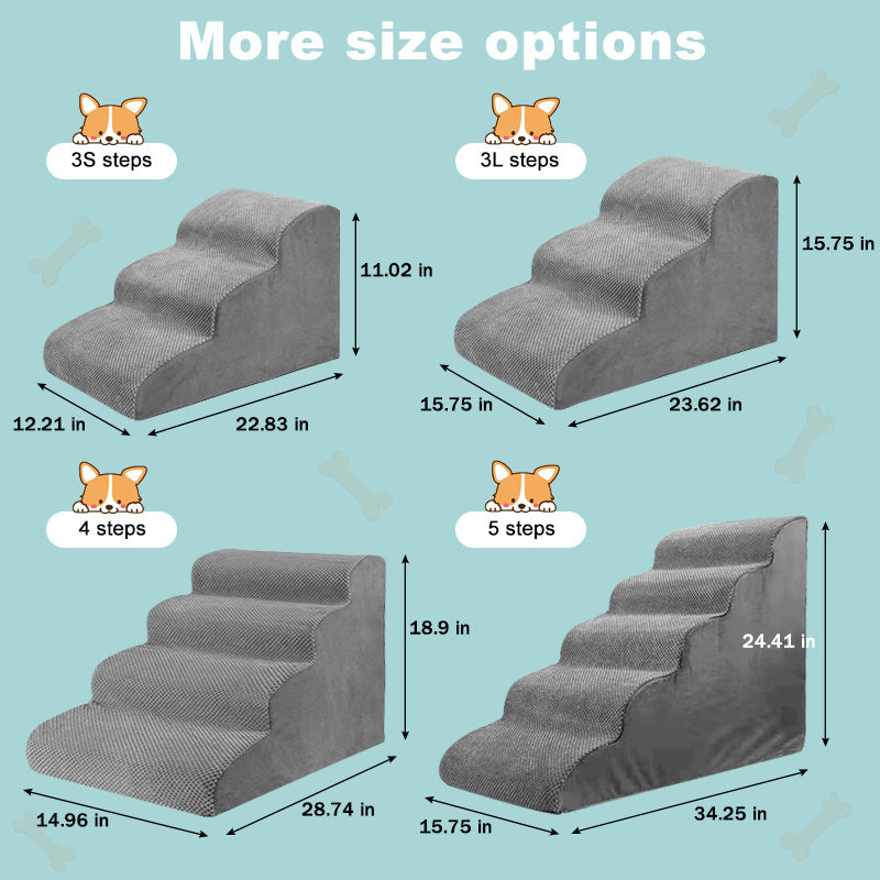 Soft Foam Dog Stairs