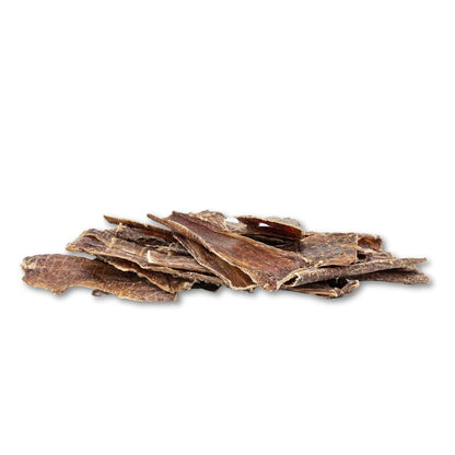 All-Natural Beef Gullet Flats Dog Treats – Nutritious Beef Strips – 6 Inches (12-Pack)
