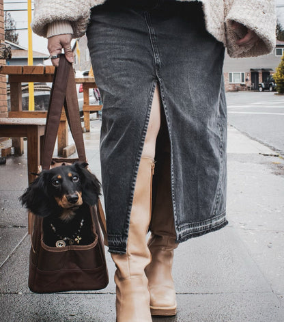 Chocolate Brown Pet Tote Bag