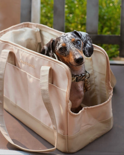 Beige Pet Tote Bag