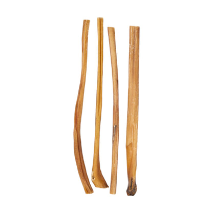 All-Natural Beef Bully Stick Dog Treats – Nutrient-Rich, and High-Protein – 12-Inch Standard (4-Pack)