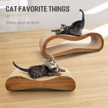 Load image into Gallery viewer, 2 In 1 Cat Scratching Board &amp; Bed
