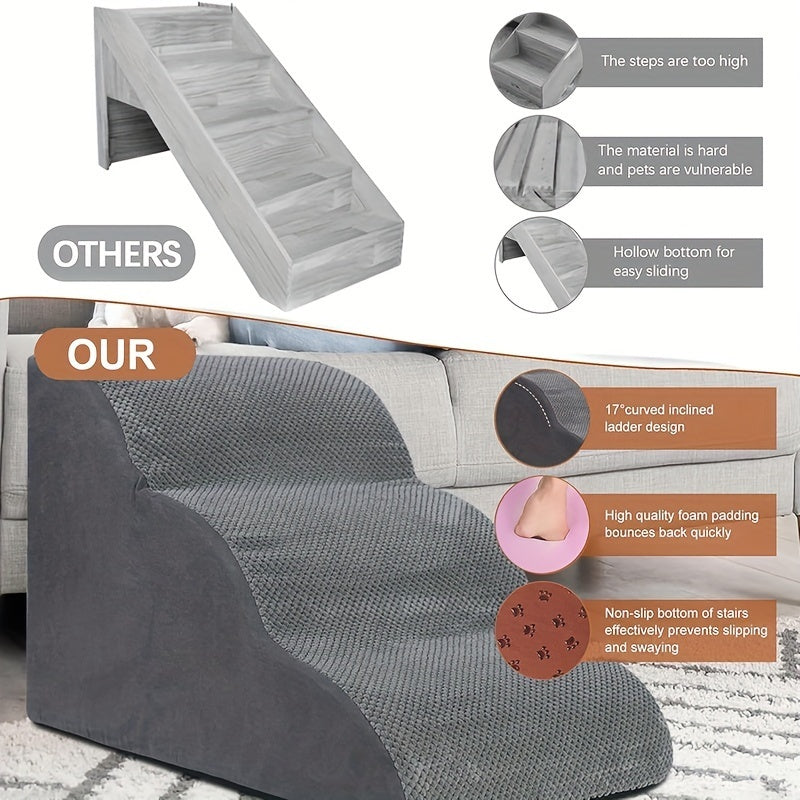 Soft Foam Dog Stairs