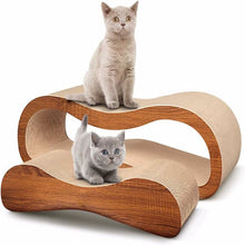 Load image into Gallery viewer, 2 In 1 Cat Scratching Board &amp; Bed
