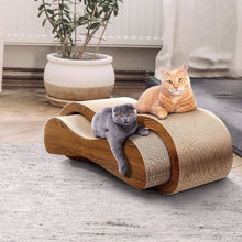 Load image into Gallery viewer, 2 In 1 Cat Scratching Board &amp; Bed
