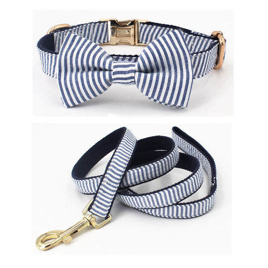 Blue Stripe dog collar